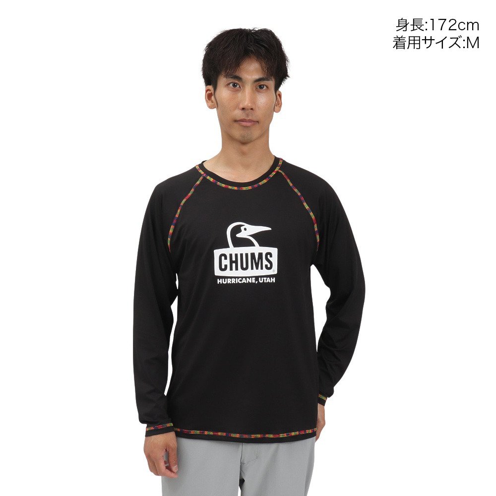 チャムス（CHUMS）（メンズ）スプラッシュ ブービーフェイス ロングスリーブTシャツ CH01-2541-K094