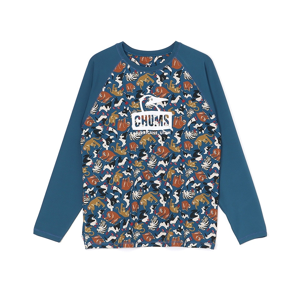 チャムス（CHUMS）（メンズ）スプラッシュ ブービーフェイス ロングスリーブTシャツ CH01-2541-Z354