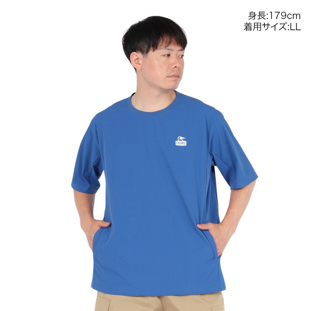 チャムス（CHUMS）（メンズ）エアトレイルストレッチチャムスTシャツ CH01-2580-A001