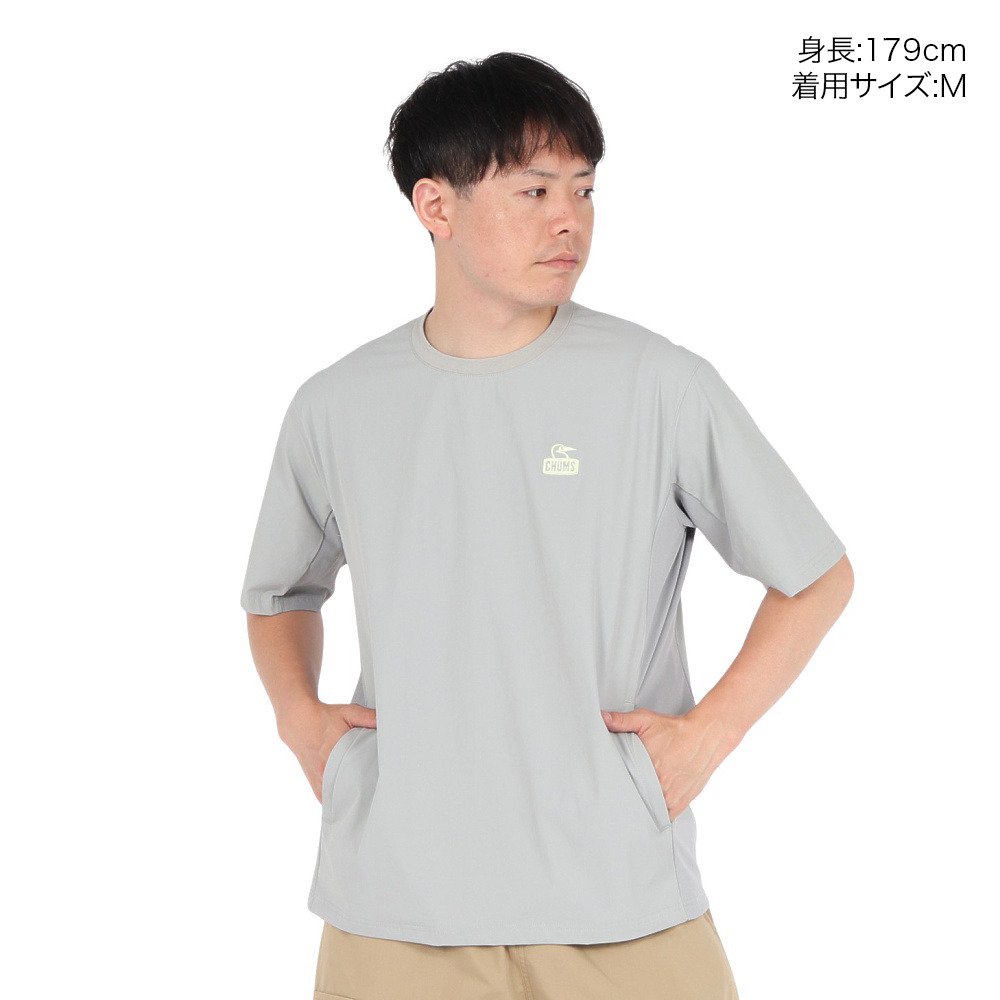 チャムス（CHUMS）（メンズ）エアトレイルストレッチチャムスTシャツ CH01-2580-G001