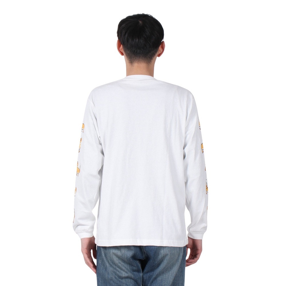 ゴースローキャラバン（GOSLOWCARAVAN）（メンズ、レディース）レオパードゲッコー 長袖Tシャツ 341903 WHT