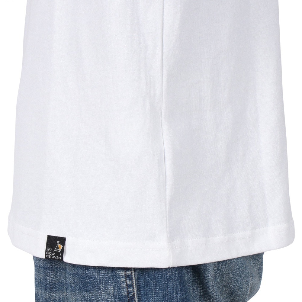 ゴースローキャラバン（GOSLOWCARAVAN）（メンズ、レディース）レオパードゲッコー 長袖Tシャツ 341903 WHT