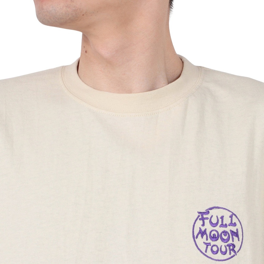 ゴースローキャラバン（GOSLOWCARAVAN）（メンズ、レディース）FULL MOON TOUR 長袖Tシャツ 341904 IVY