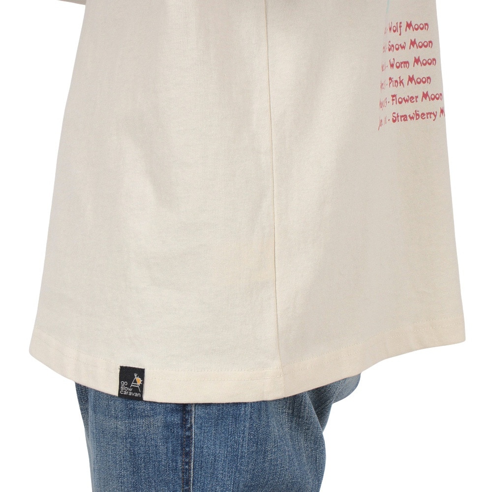 ゴースローキャラバン（GOSLOWCARAVAN）（メンズ、レディース）FULL MOON TOUR 長袖Tシャツ 341904 IVY