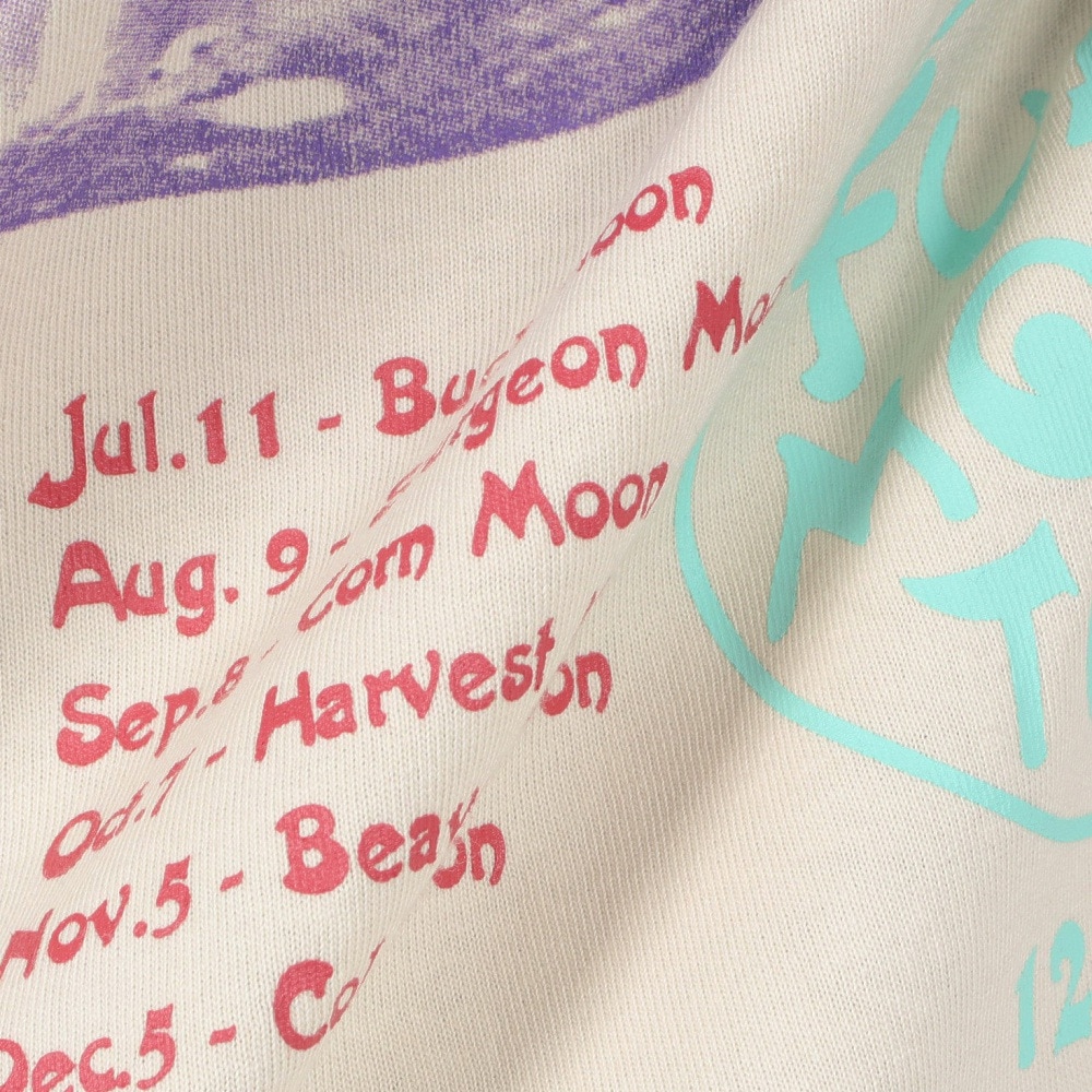 ゴースローキャラバン（GOSLOWCARAVAN）（メンズ、レディース）FULL MOON TOUR 長袖Tシャツ 341904 IVY