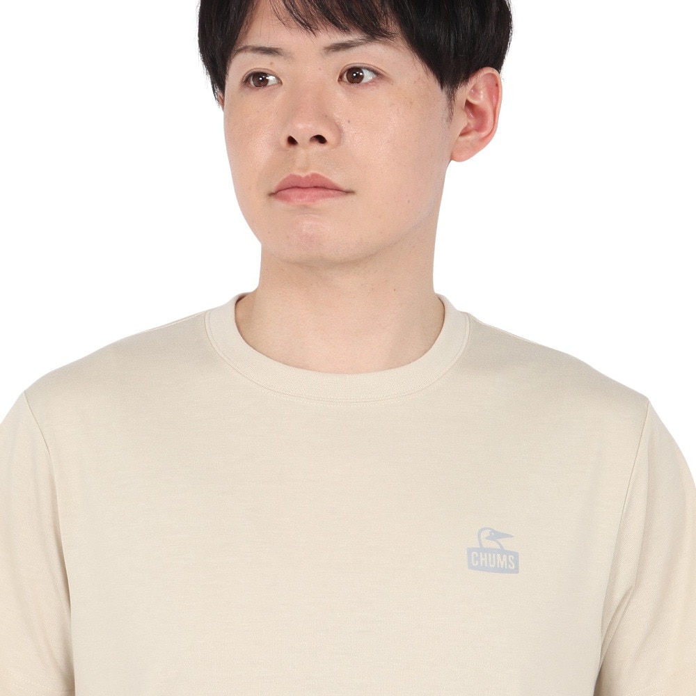 チャムス（CHUMS）（メンズ）ブービー Foot Dry Tシャツ CH01-2569-G057 ベージュ