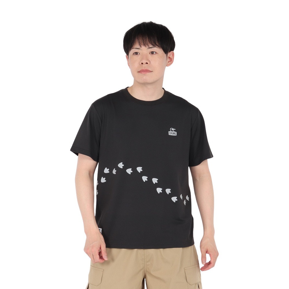 チャムス（CHUMS）（メンズ）ブービー Foot Dry Tシャツ CH01-2569-K001 ブラック