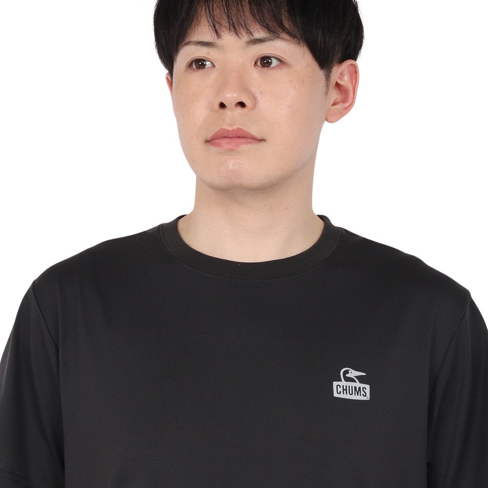 チャムス（CHUMS）（メンズ）ブービー Foot Dry Tシャツ CH01-2569-K001 ブラック