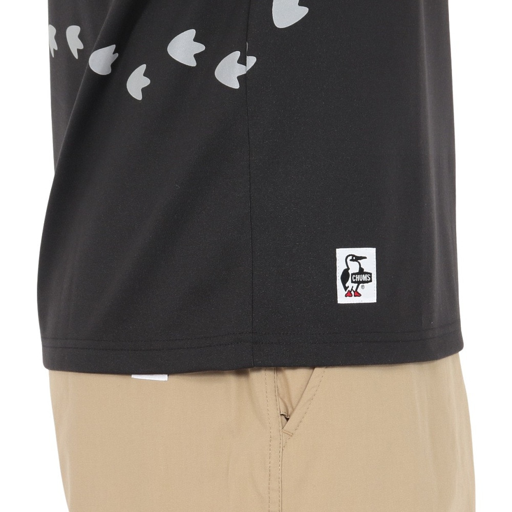 チャムス（CHUMS）（メンズ）ブービー Foot Dry Tシャツ CH01-2569-K001 ブラック