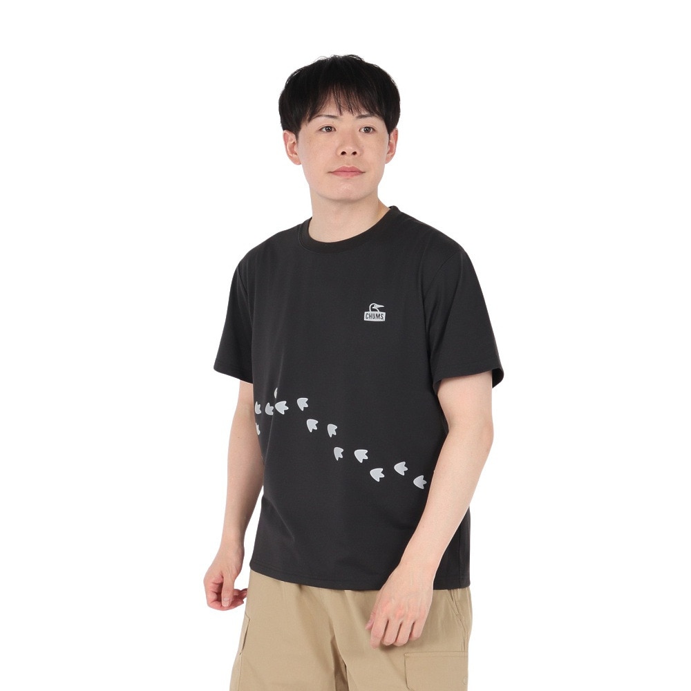 チャムス（CHUMS）（メンズ）ブービー Foot Dry Tシャツ CH01-2569-K001 ブラック
