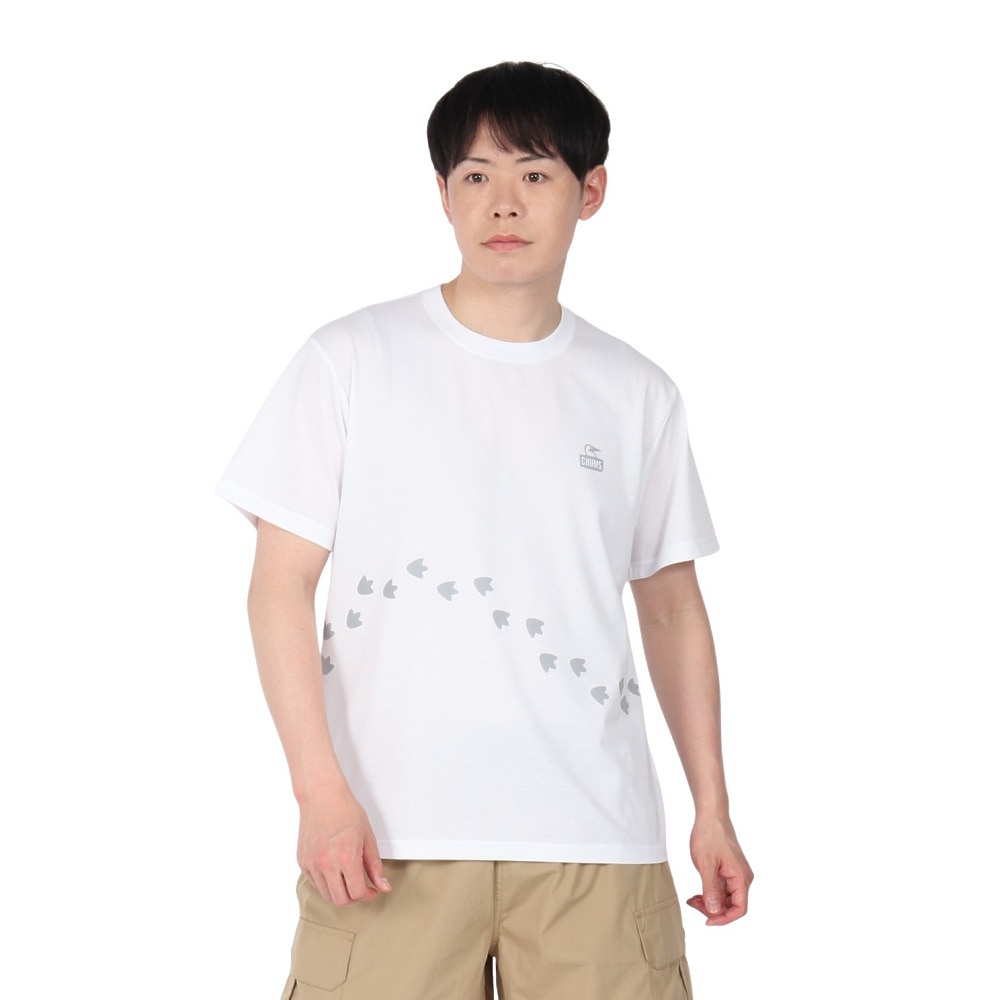 チャムス（CHUMS）（メンズ）ブービー Foot Dry Tシャツ CH01-2569-W001 ホワイト