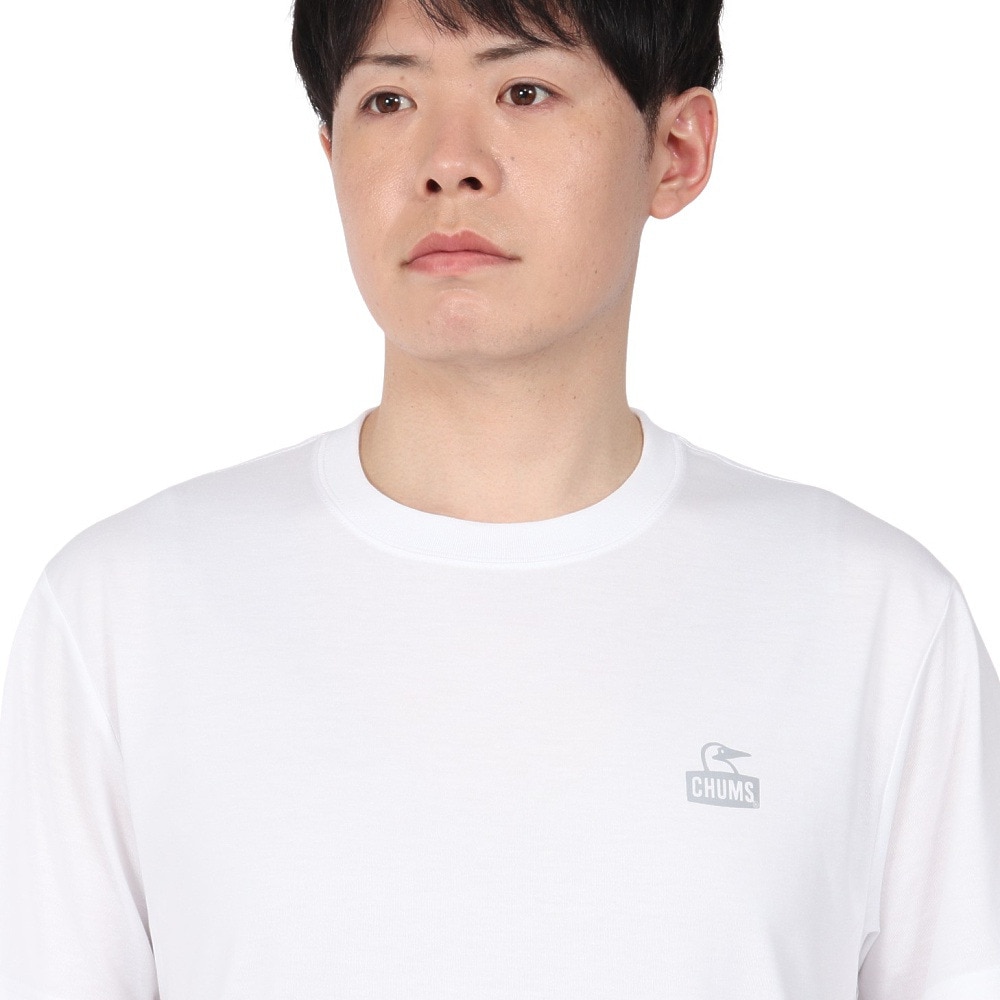 チャムス（CHUMS）（メンズ）ブービー Foot Dry Tシャツ CH01-2569-W001 ホワイト