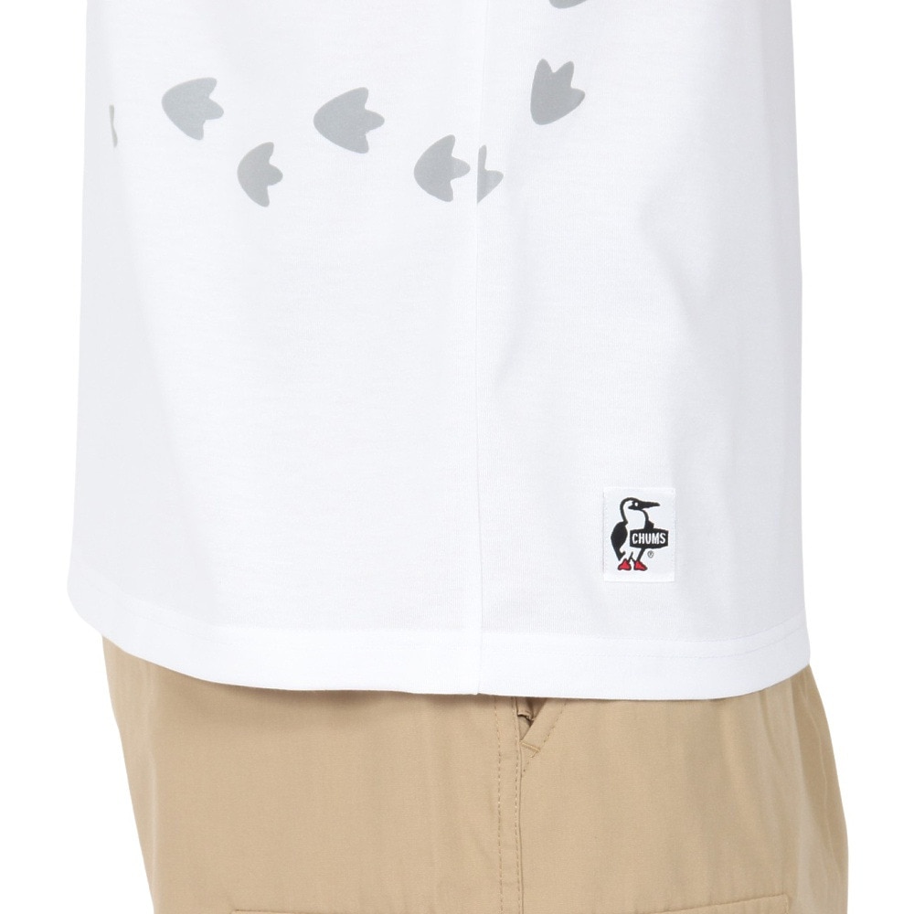 チャムス（CHUMS）（メンズ）ブービー Foot Dry Tシャツ CH01-2569-W001 ホワイト