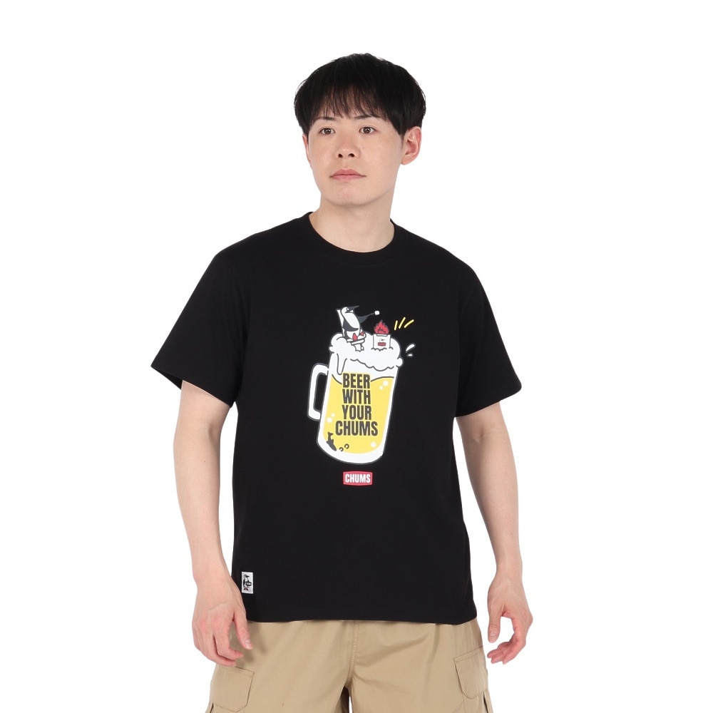 チャムス（CHUMS）（メンズ）AtBg 乾杯 Tシャツ CH01-2570-K001 ブラック