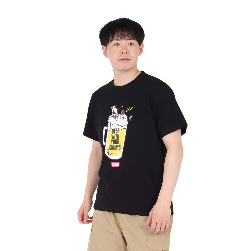 チャムス（CHUMS）（メンズ）AtBg 乾杯 Tシャツ CH01-2570-K001 ブラック
