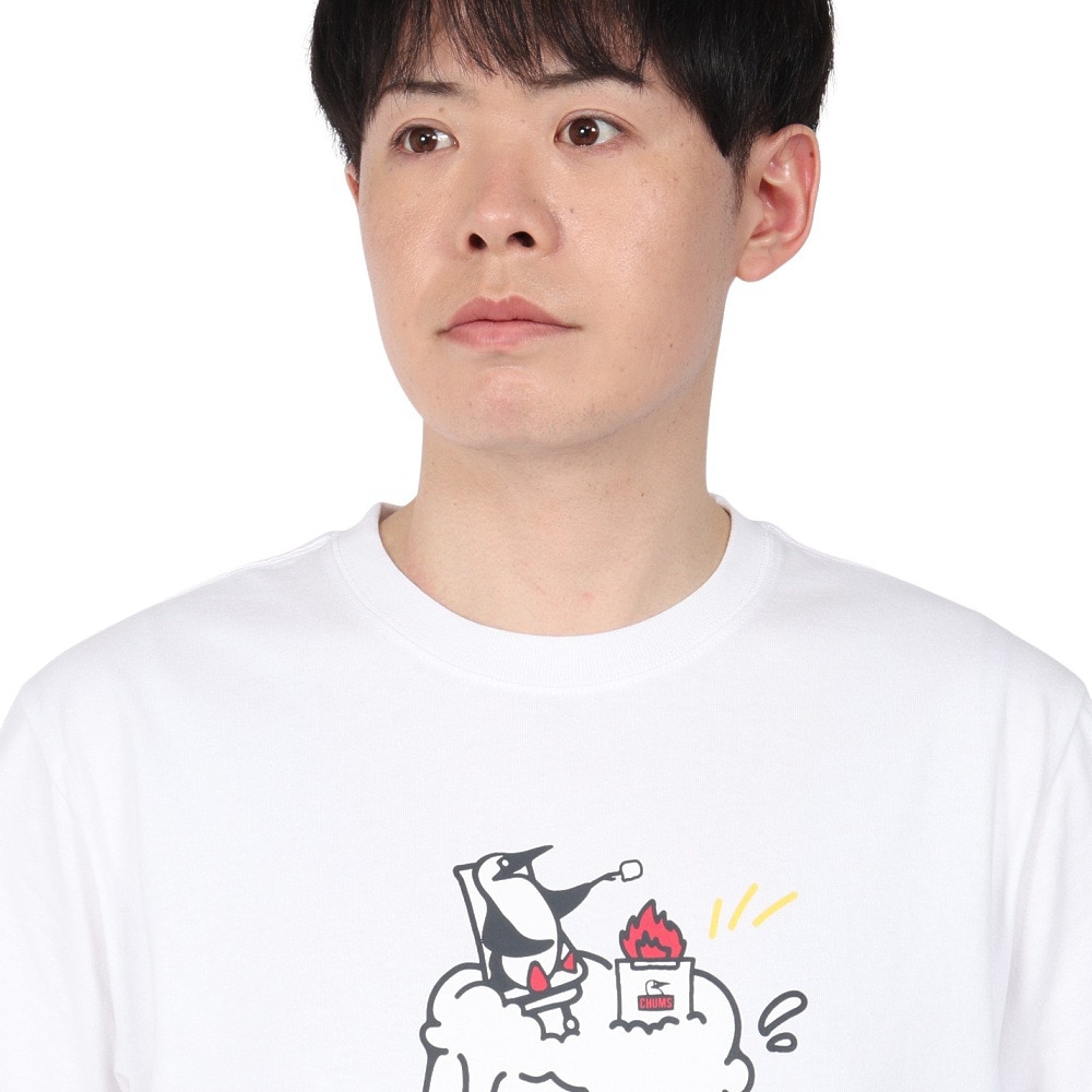 チャムス（CHUMS）（メンズ）AtBg 乾杯 Tシャツ CH01-2570-W001 ホワイト