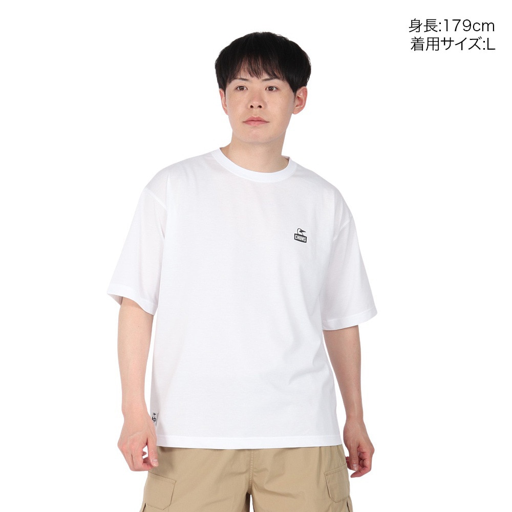 チャムス（CHUMS）（メンズ）ブービー Face Dry Tシャツ CH01-2571-W001 ホワイト