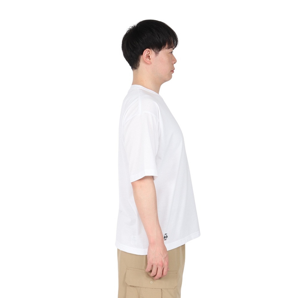 チャムス（CHUMS）（メンズ）ブービー Face Dry Tシャツ CH01-2571-W001 ホワイト