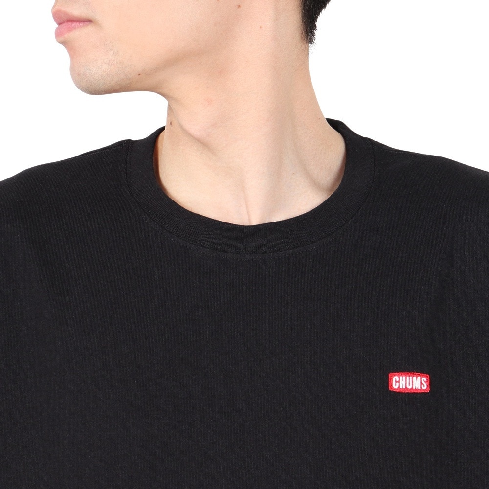 チャムス（CHUMS）（メンズ）半袖Tシャツ エルブレスコラボ LB ロゴ Glow Tシャツ CH01-2574-K001 ブラック 蓄光 綿100