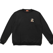 (メンズ)もちのび 刺繍ロンT 2515600:19:BLACK