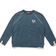 (メンズ)もちのび デザインロンT 2515604:72:D/BLUE