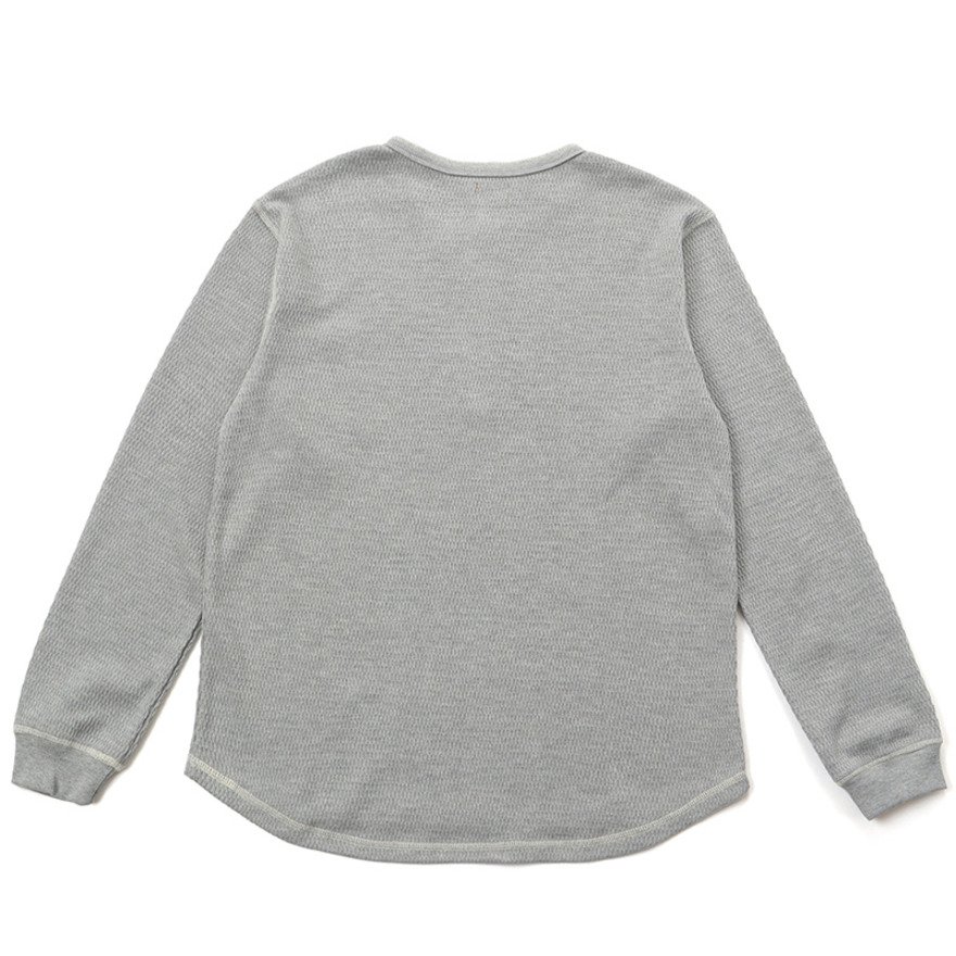クリフメイヤー（KRIFF MAYER）（メンズ）ハニカムワッフルヘンリーロンT 2517820:15:GRAY