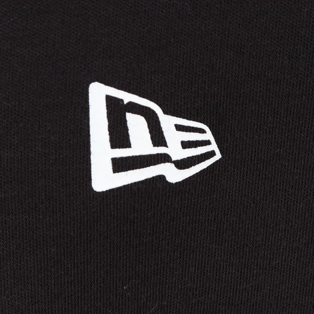 ニューエラ（NEW ERA）（メンズ、レディース）長袖 オーバーサイズド ウォーム Tシャツ ワードマークロゴ ブラック 14668841