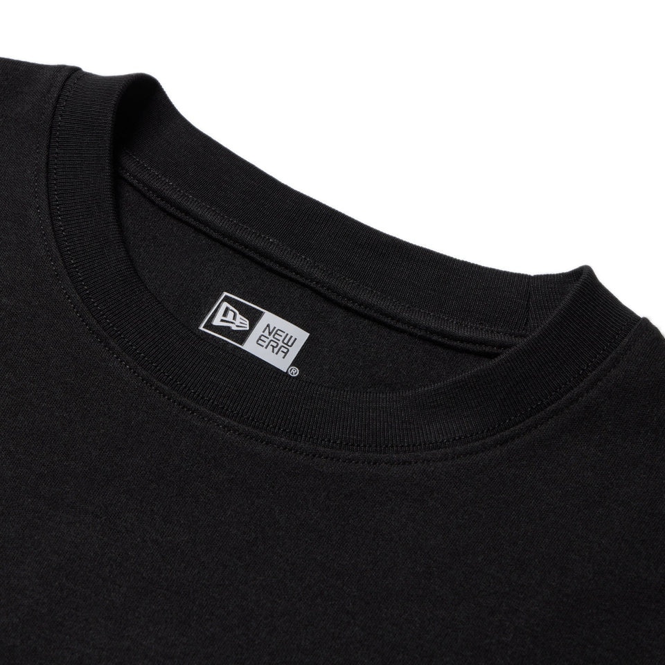 ニューエラ（NEW ERA）（メンズ、レディース）長袖 オーバーサイズド ウォーム Tシャツ ワードマークロゴ ブラック 14668841