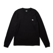(メンズ、レディース)長袖 オーバーサイズド ウォーム Tシャツ ワードマークロゴ ブラック 14668841