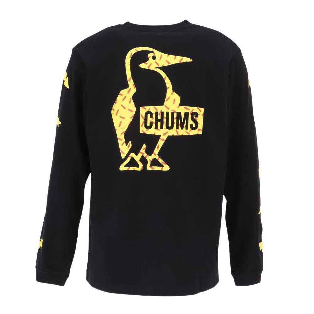 チャムス（CHUMS）（メンズ、レディース）かせきさいだぁパターンブラッシュドロングスリーブTシャツ CH01-2636-K001
