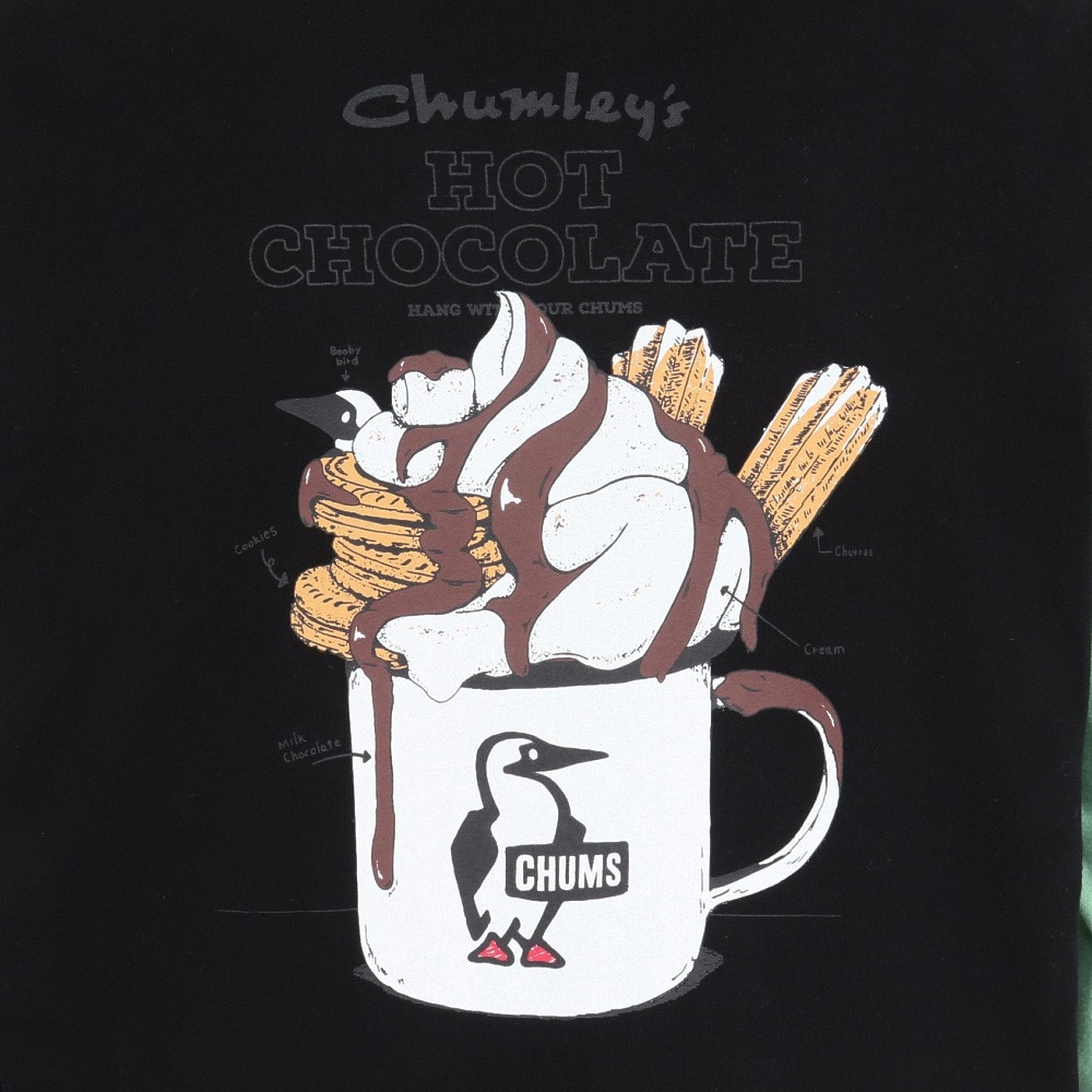 チャムス（CHUMS）（メンズ）ホットチョコレートポケットブラッシュド長袖Tシャツ CH01-2659-C110