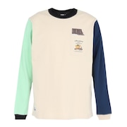 (メンズ)ホットチョコレートポケットブラッシュド長袖Tシャツ CH01-2659-C110