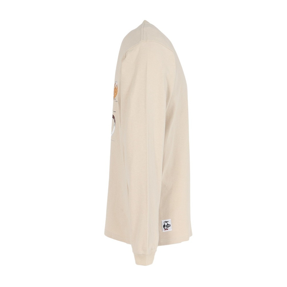 チャムス（CHUMS）（メンズ、レディース）ホットチョコレートポケットブラッシュド 長袖Tシャツ CH01-2659-G057