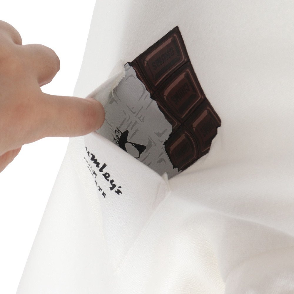 チャムス（CHUMS）（メンズ、レディース）ホットチョコレートポケットブラッシュド 長袖Tシャツ CH01-2659-W001