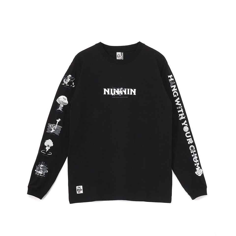 チャムス（CHUMS）（メンズ）ザ ニンジャ ブラッシュドロングスリーブTシャツ CH01-2662-K001