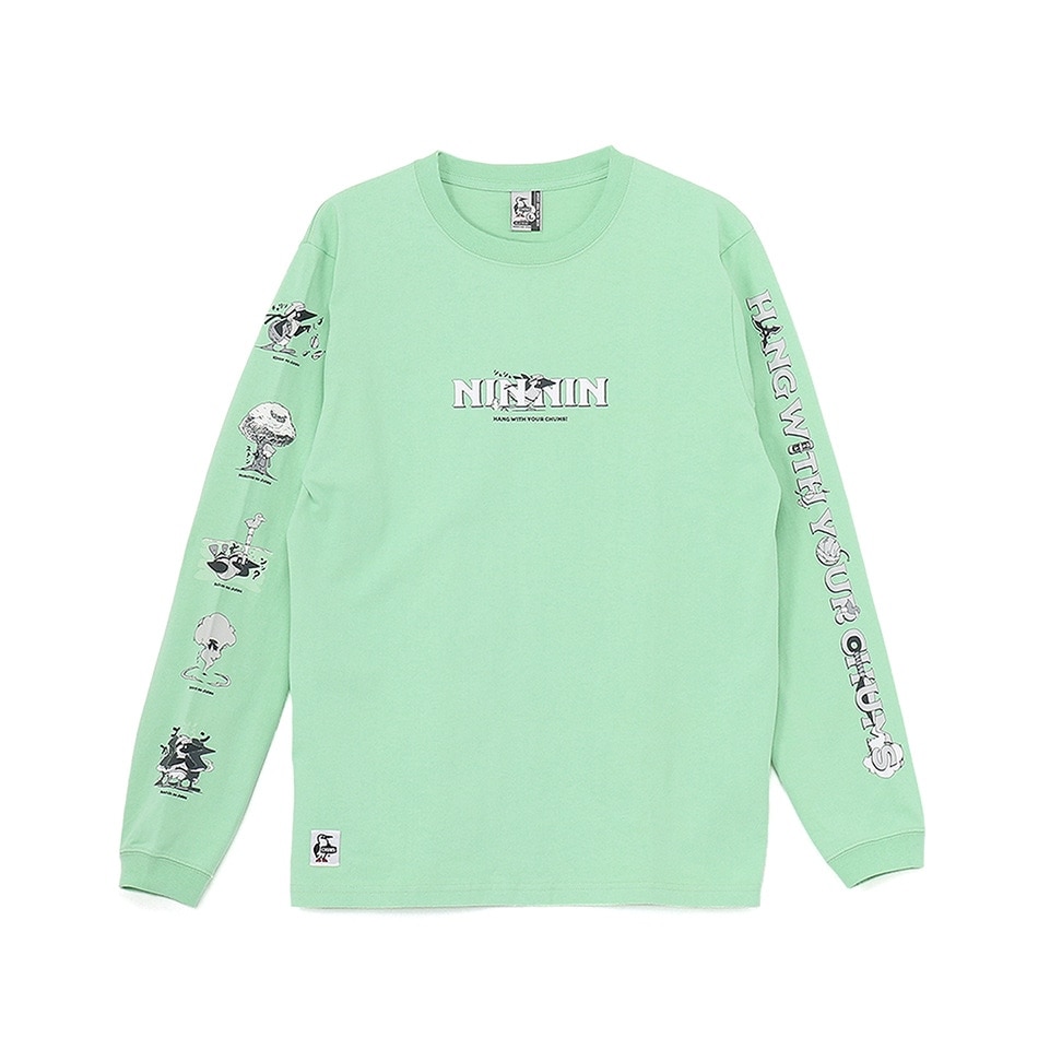 チャムス（CHUMS）（メンズ）ザ ニンジャ ブラッシュドロングスリーブTシャツ CH01-2662-M062