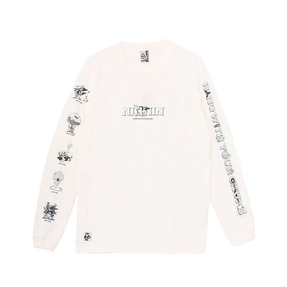 チャムス（CHUMS）（メンズ）ザ ニンジャ ブラッシュドロングスリーブTシャツ CH01-2662-W001