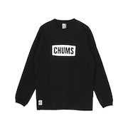 (メンズ)チャムスロゴ ブラッシュド ロングスリーブTシャツ CH01-2666-K071