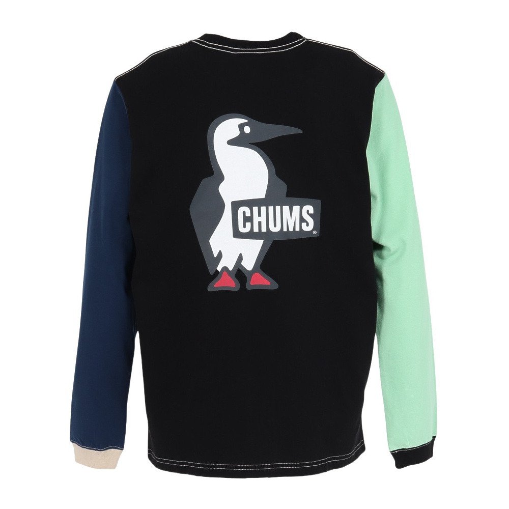 チャムス（CHUMS）（メンズ）ブービーロゴ ブラッシュド 長袖Tシャツ CH01-2668-C110