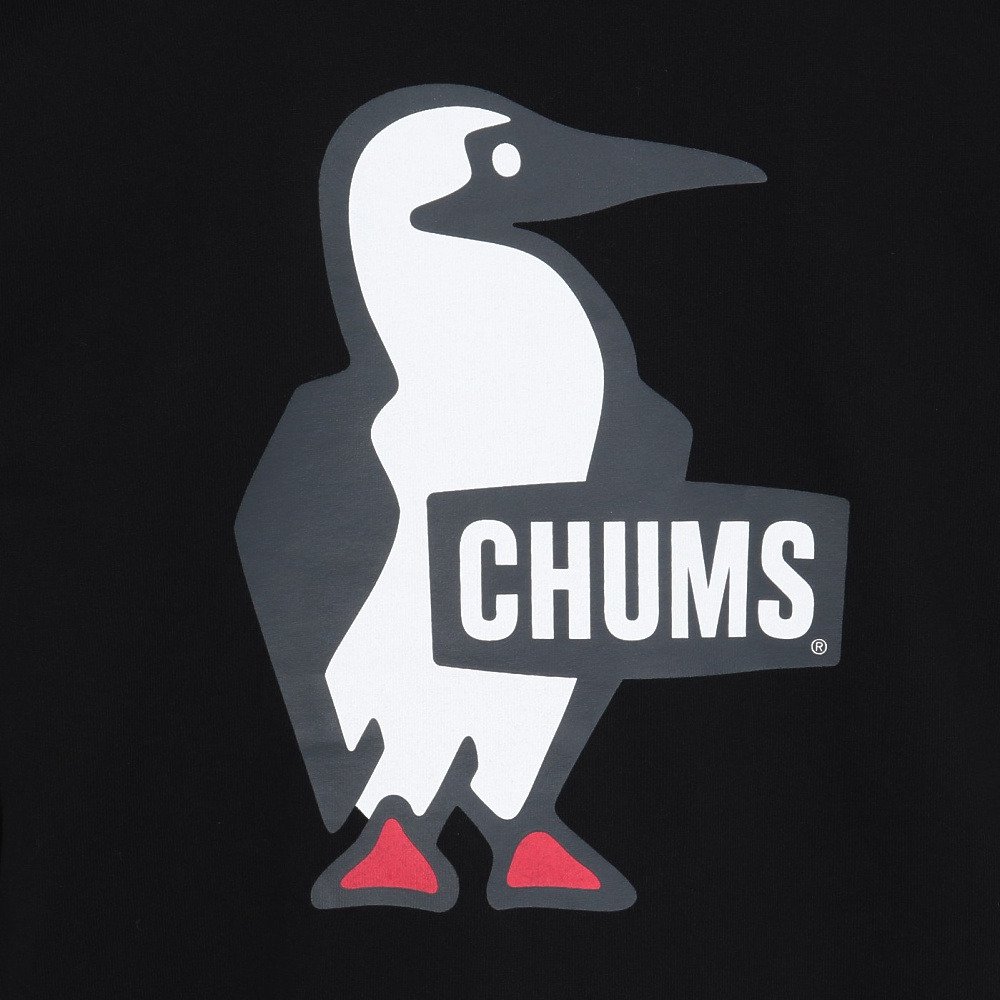 チャムス（CHUMS）（メンズ）ブービーロゴ ブラッシュド 長袖Tシャツ CH01-2668-K001