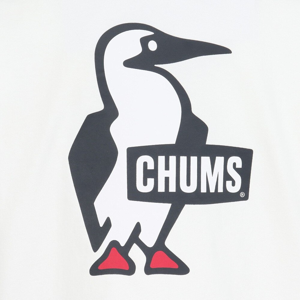 チャムス（CHUMS）（メンズ）ブービーロゴ ブラッシュド 長袖Tシャツ CH01-2668-W001