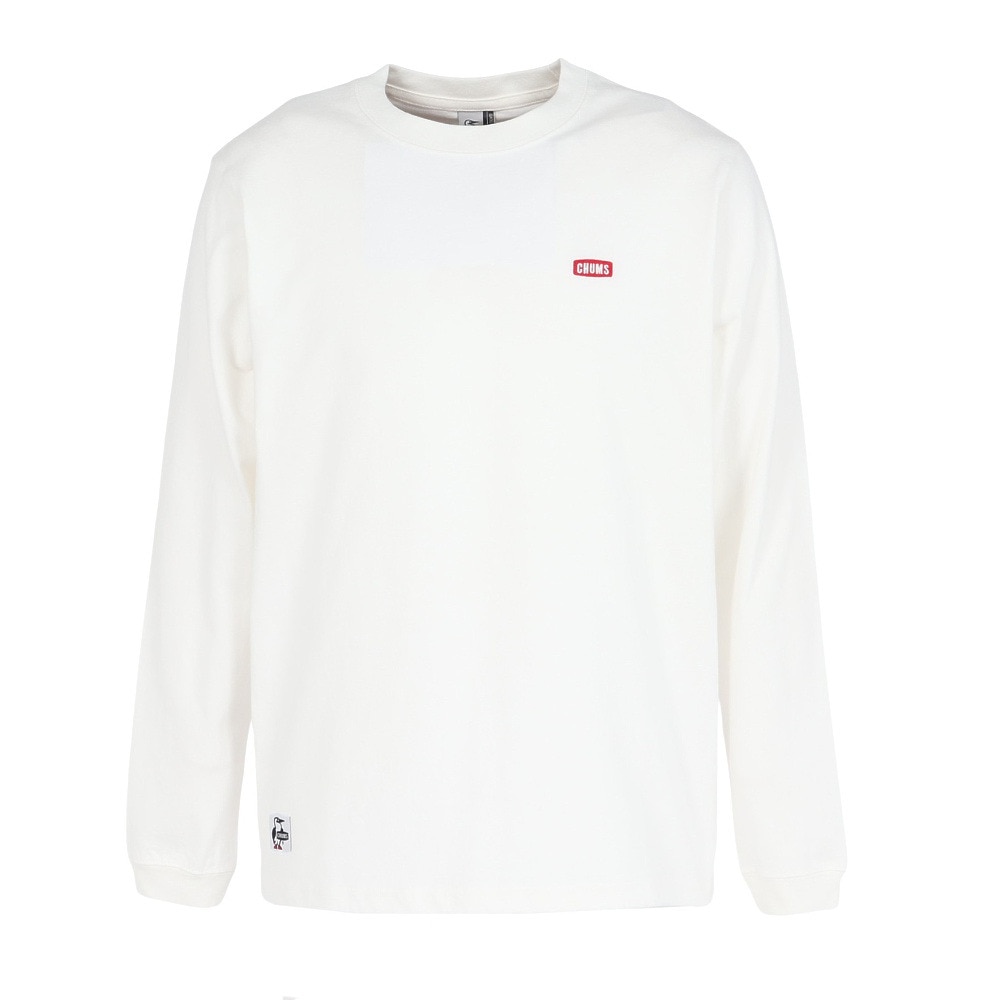 チャムス（CHUMS）（メンズ）ブービーロゴ ブラッシュド 長袖Tシャツ CH01-2668-W001