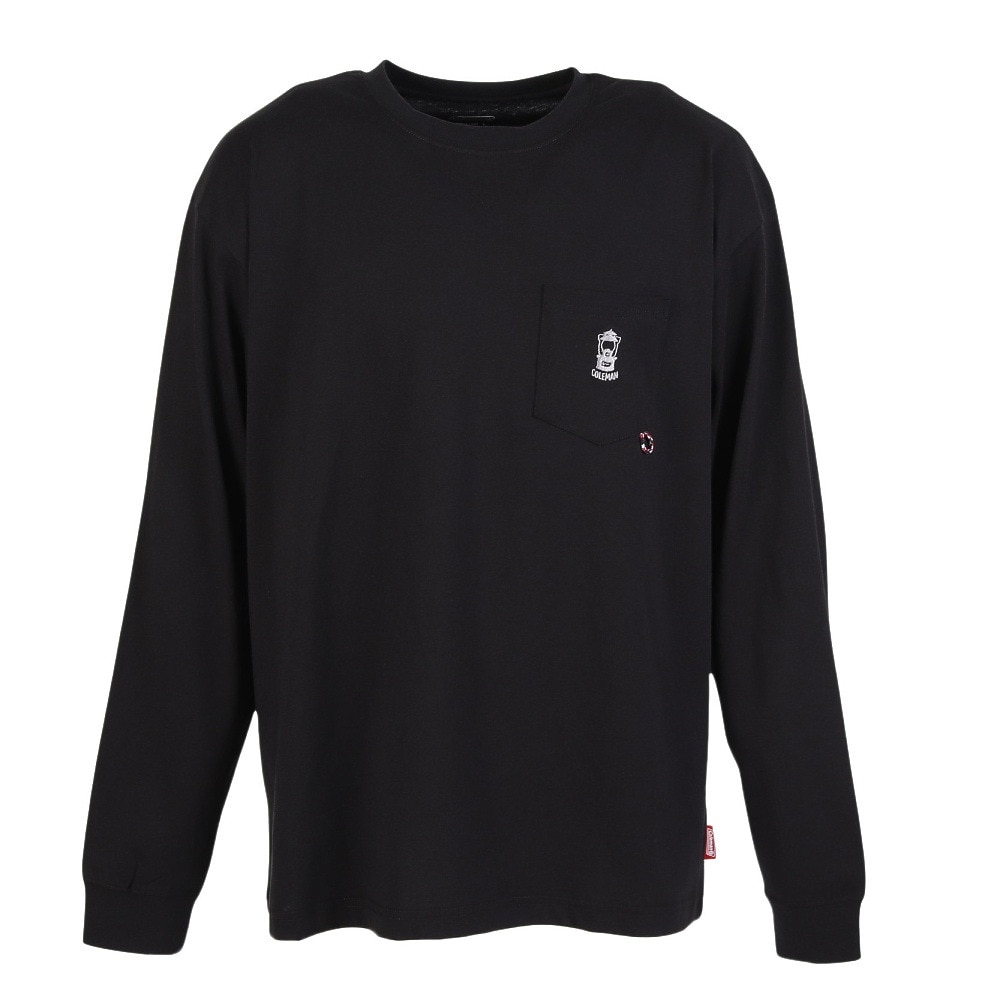 コールマン（Coleman）（メンズ）長袖 天竺ポケットTシャツ X5550A BLK