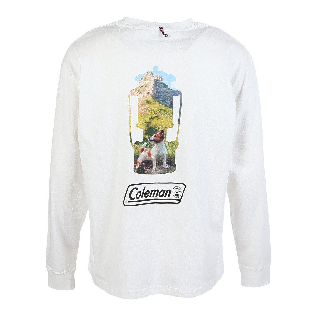 コールマン（Coleman）（メンズ）長袖 天竺バックプリントTシャツ