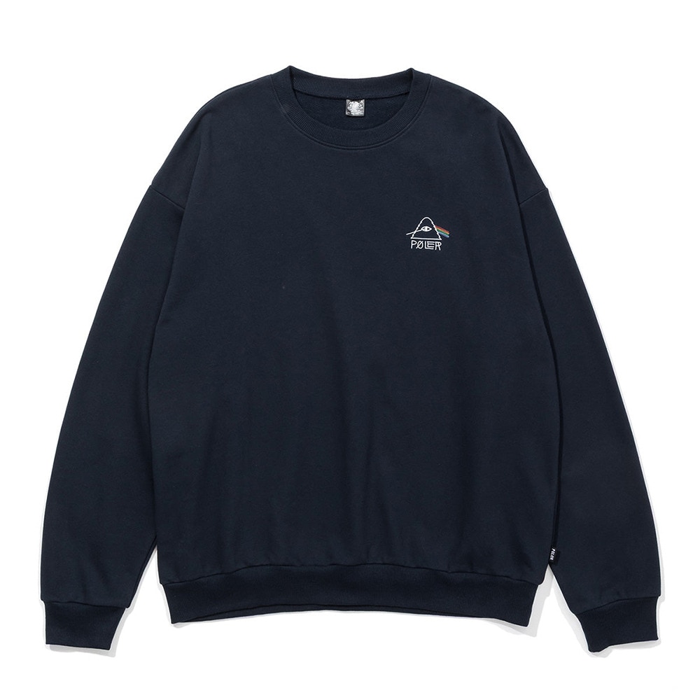 ポーラー（POLER）（メンズ）PSYCHEDELIC LOGO クルー シャツ 253MCV0041-NVY