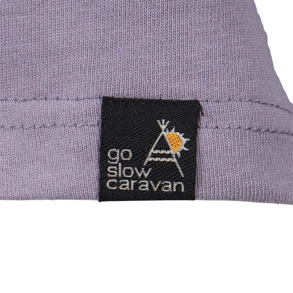 ゴースローキャラバン（GOSLOWCARAVAN）（メンズ）スクエアロゴ バックプリント 長袖Tシャツ 351902 LDR