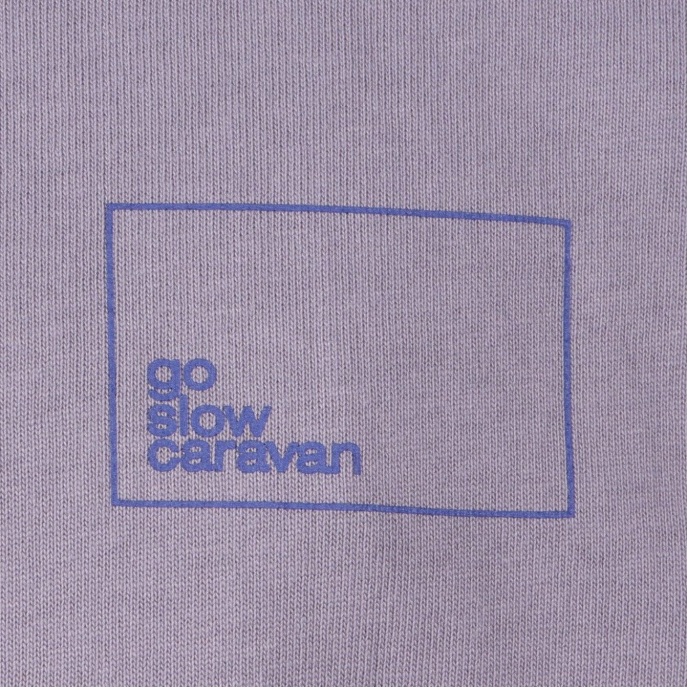 ゴースローキャラバン（GOSLOWCARAVAN）（メンズ）スクエアロゴ バックプリント 長袖Tシャツ 351902 LDR
