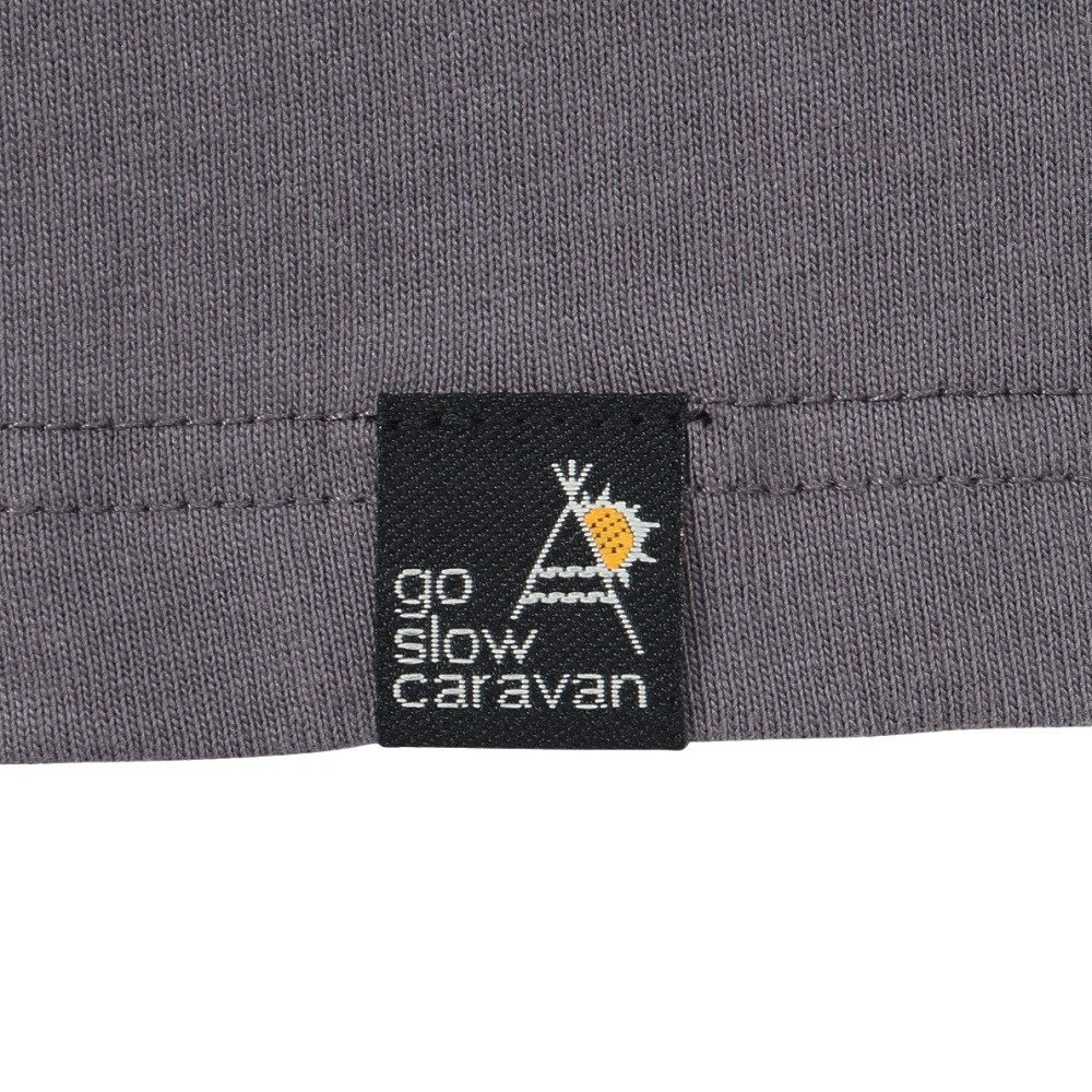 ゴースローキャラバン（GOSLOWCARAVAN）（メンズ）USA/C Hi!PSY!キノコ 長袖Tシャツ 351903 BLK