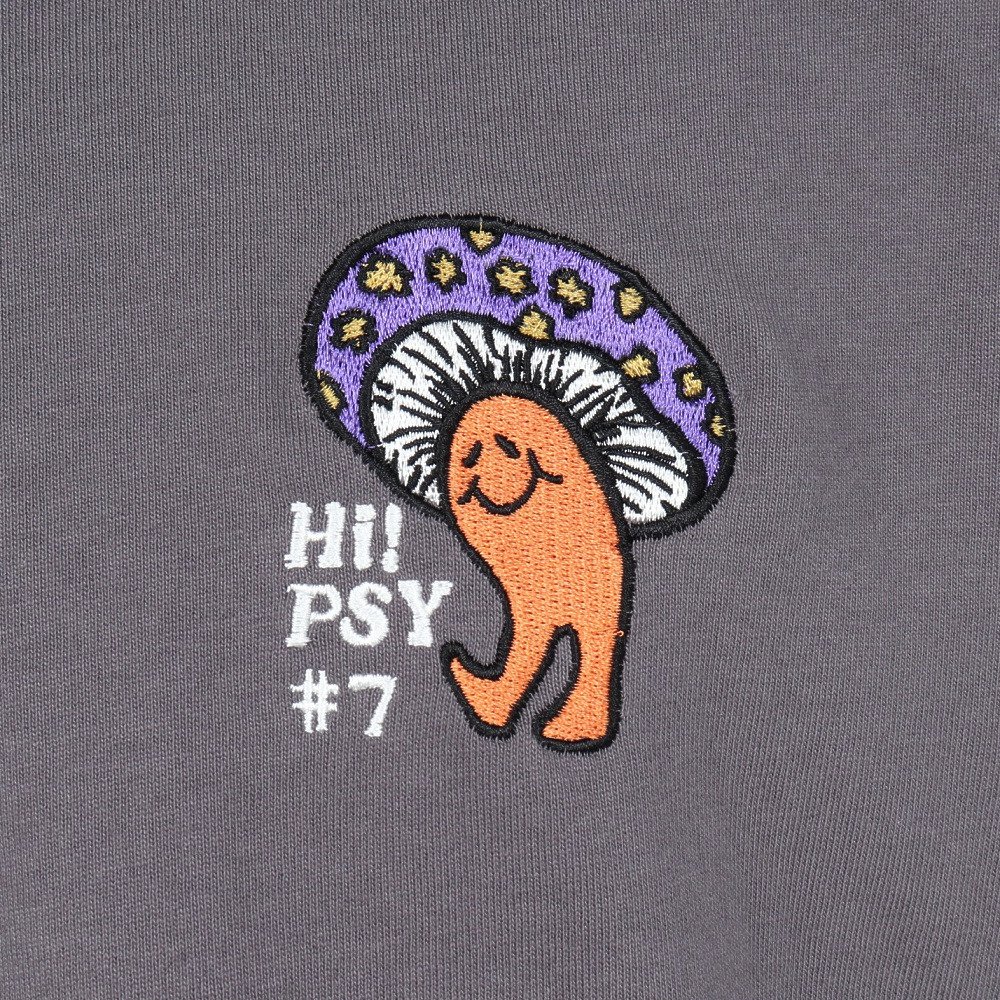 ゴースローキャラバン（GOSLOWCARAVAN）（メンズ）USA/C Hi!PSY!キノコ 長袖Tシャツ 351903 BLK