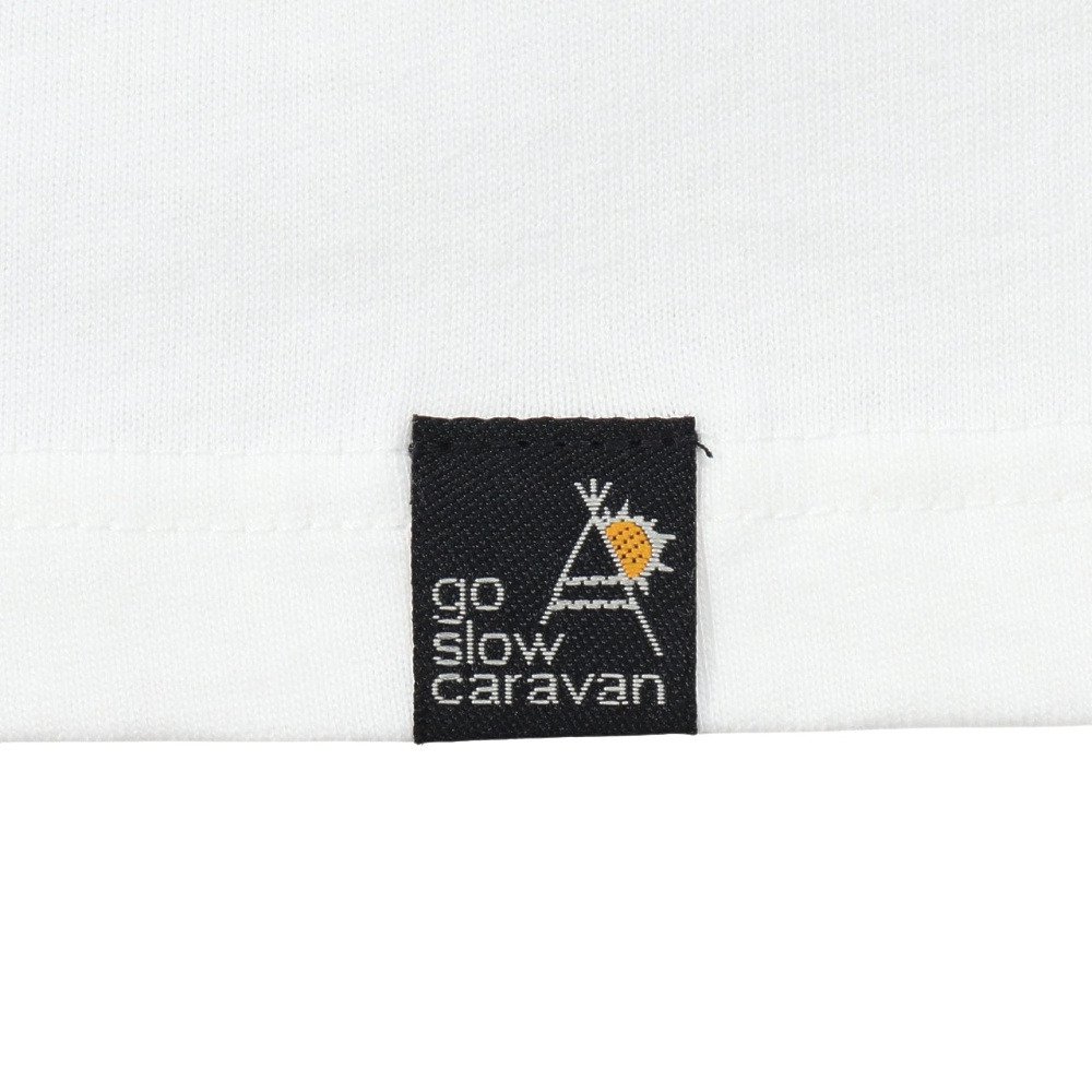 ゴースローキャラバン（GOSLOWCARAVAN）（メンズ）USA/C Hi!PSY!キノコ 長袖Tシャツ 351903 WHT